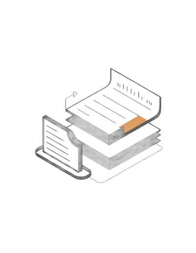 Line illustration representing fashion production teams using Artifax