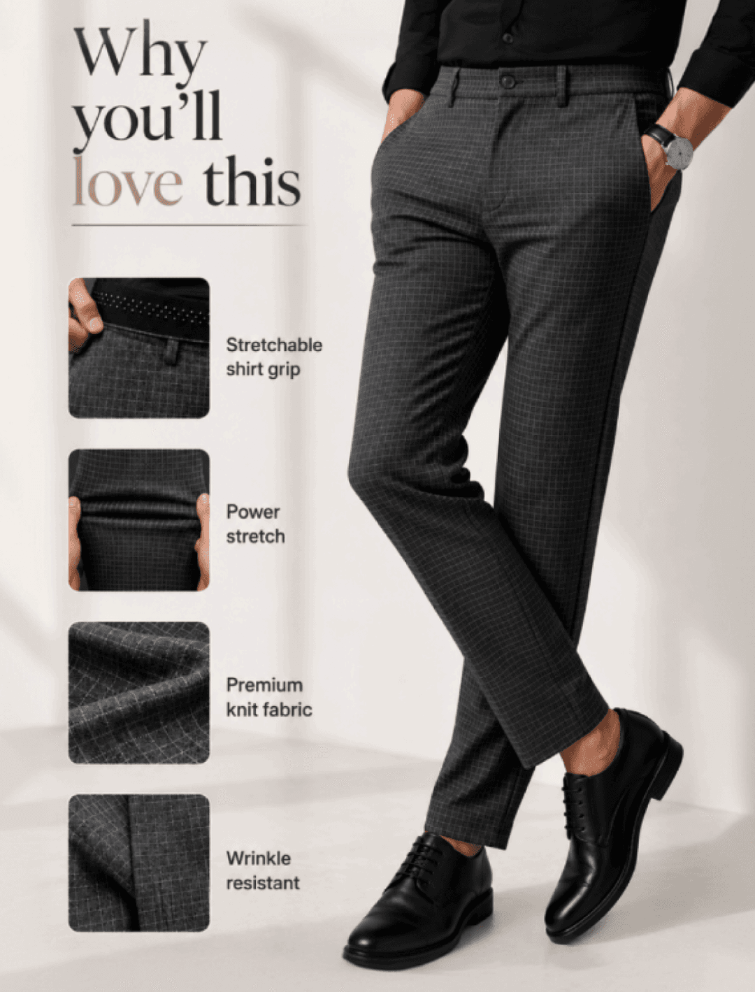 PDP and infographics visual for Photogenix | AI Product Photography for Fashion